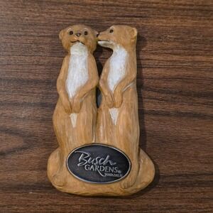 Busch Gardens Tampa Bay Meerkat Souvenir Fridge Magnet Resin Animal Safari FL